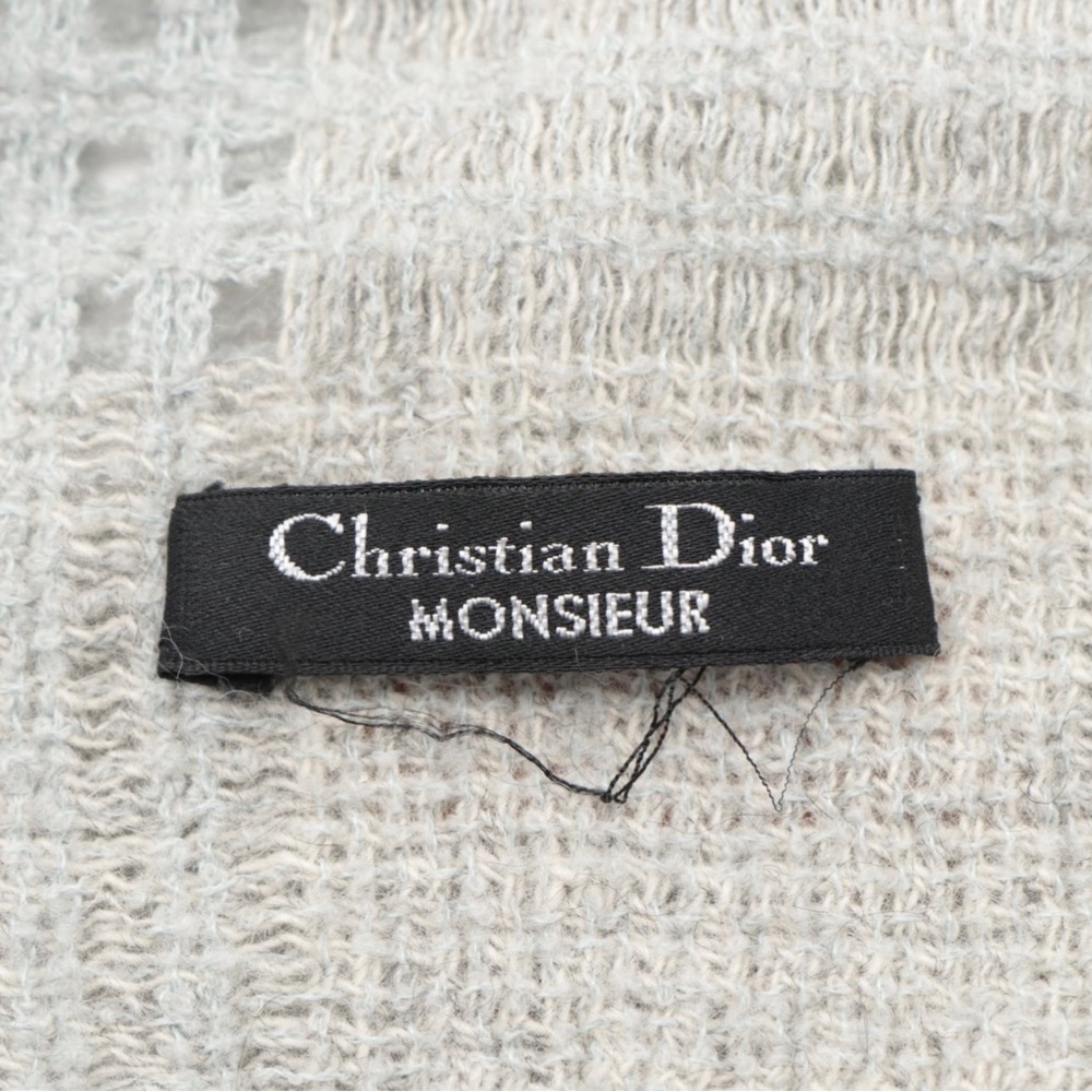 Christian Dior Woven Fringed SARF